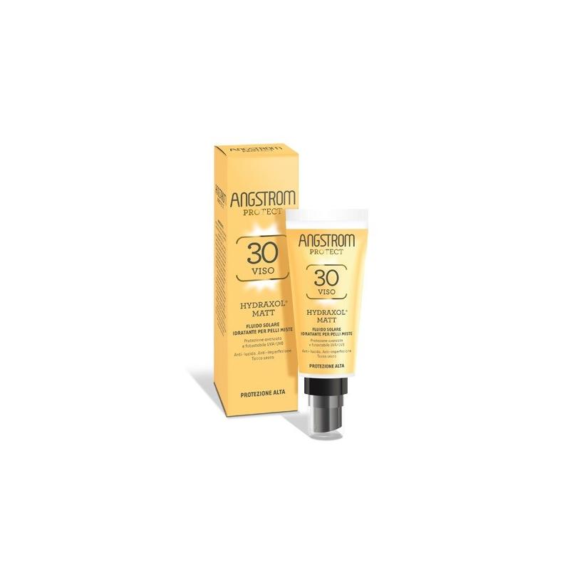 Angstrom Protect Hydraxol Matt 40 ml Fluido Solare Idratante Viso SPF 30