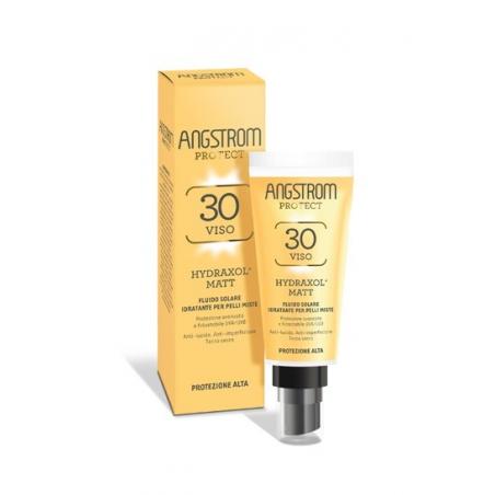 Angstrom Protect Hydraxol Matt 40 ml Fluido Solare Idratante Viso SPF 30