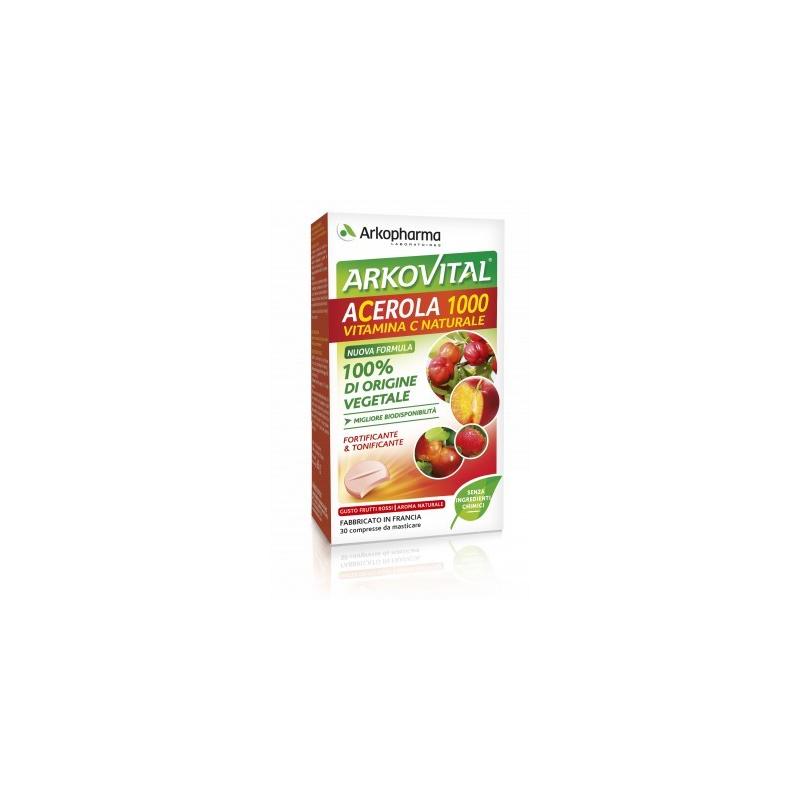 Arkopharma Acerola 1000 30 Compresse Integratore Alimentare