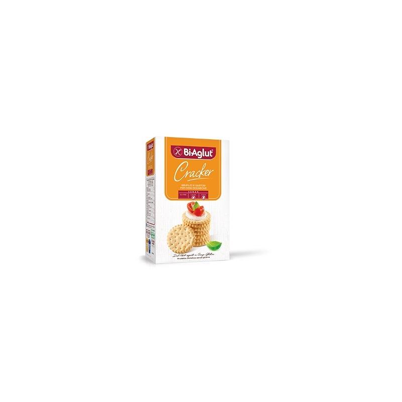 BiAglut Cracker 150 g Snack Semplice e Gustoso Senza Glutine