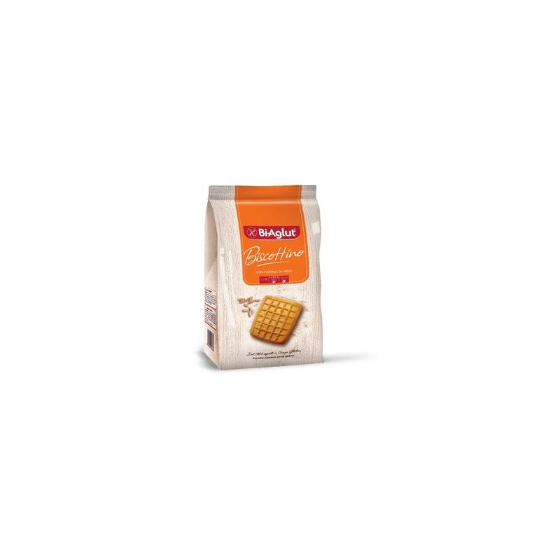 BiAglut Biscottino 200 g Biscotti con Farina di Riso Senza Glutine