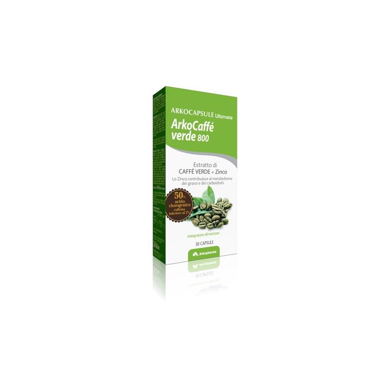 Arkopharma Arkocaffè Verde 800 30 Capsule Integratore Alimentare