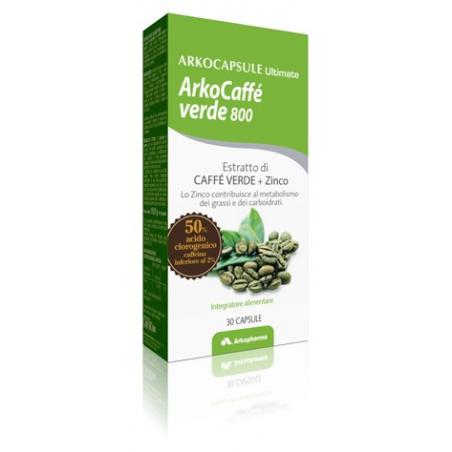 Arkopharma Arkocaffè Verde 800 30 Capsule Integratore Alimentare