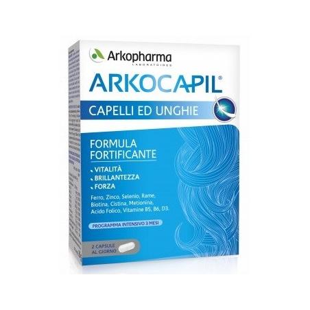 Arkopharma Arkocapil 2 Confezioni x 60 Capsule Integratore Unghie Capelli
