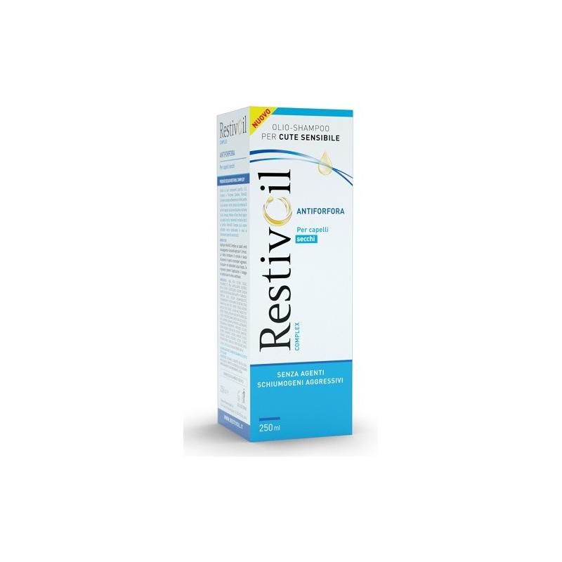 Restivoil Complex 250 ml Olio Shampoo Antiforfora per Capelli Secchi