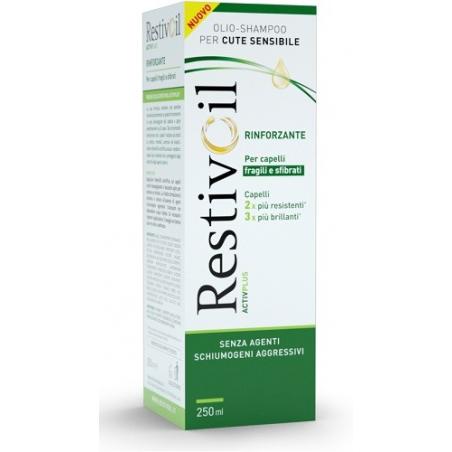 Restivoil Activ Plus 250 ml Olio Shampoo Antiforfora per Capelli Sfibrati