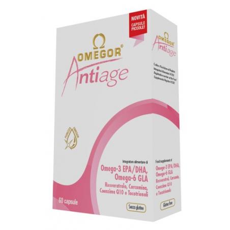 Nutraceuticals Omegor Antiage Integratore Contro l'Invecchiamento 60 Perle