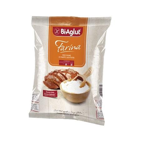 BiAglut Farina 1 Kg Pane e Paste Lievitate Senza Glutine