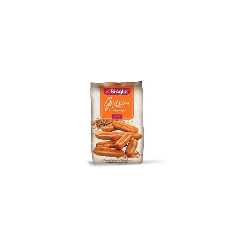 BiAglut Grissini Con Sesamo 150 g Snack Senza Glutine