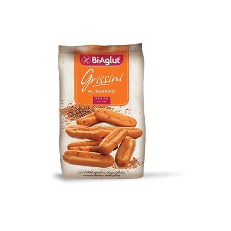 BiAglut Grissini Con Sesamo 150 g Snack Senza Glutine