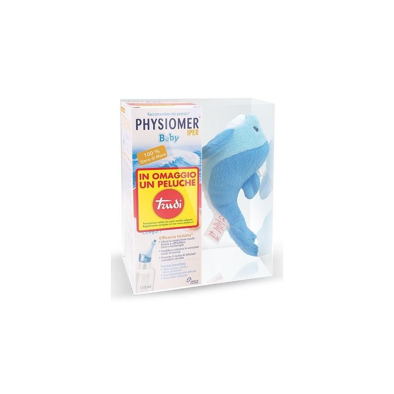 Physiomer Iper Baby 115 ml + Gadget Trudi Trattamento Anti Muco per Bambino