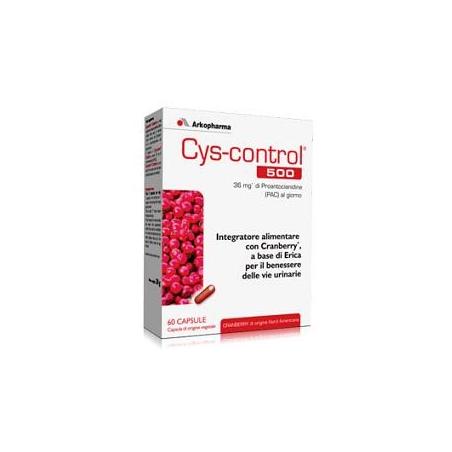 Arkopharma CYS Control 500 60 Capsule Integratore Alimentare con Erica