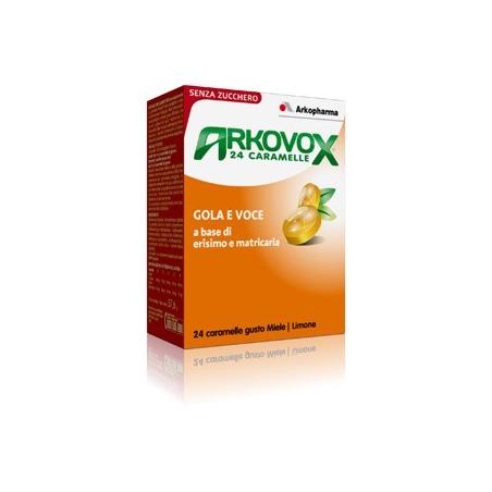 Arkopharma Arkovox Miele/Limone 24 Caramelle Gola e Voce