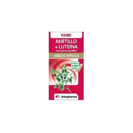 Arkopharma Arkocapsule Mirtillo + Luteina 45 Capsule Integratore Vista