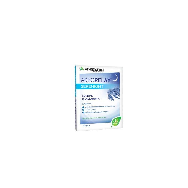 Arkopharma Arkorelax Serenight 15 Capsule Integratore Sonno