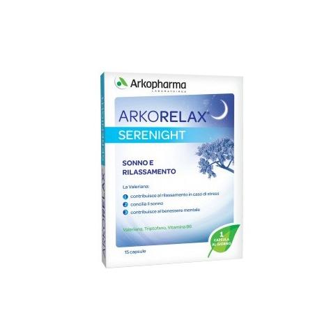 Arkopharma Arkorelax Serenight 15 Capsule Integratore Sonno