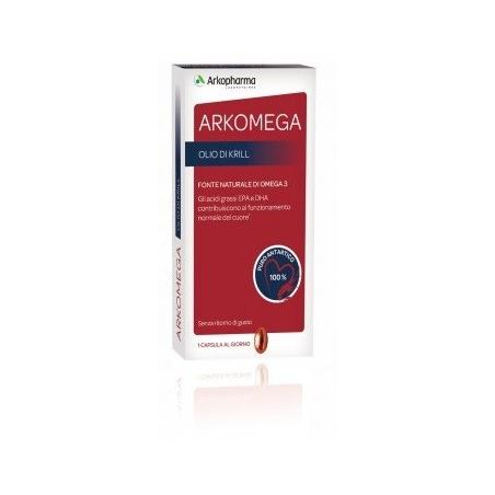 Arkopharma Arkocapsule Olio di Krill 30 Capsule Integratore per Cuore