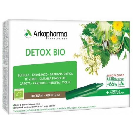 Arkopharma Detox Bio 20 Flaconcini Integratore Depurativo