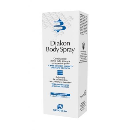 Biogena Diakon Body 75 ml Spray Corpo per Cute Acneica