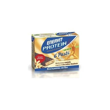 Enervit Protein 6 Barrette Gusto Vaniglia Con Cioccolato