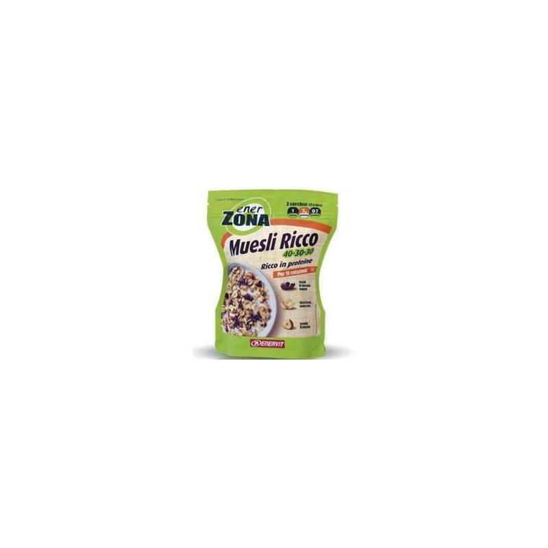 Enerzona Muesli Ricco 40-30-30 230 g Fiocchi Ricchi di Proteine