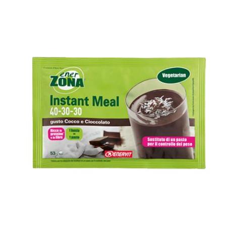 Enerzona Instant Meal 1 Busta Milkshake Cioccolato E Cocco