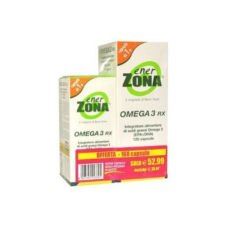 Enerzona Omega 3 RX 120 + 48 Capsule Integratore per il Cuore Offerta