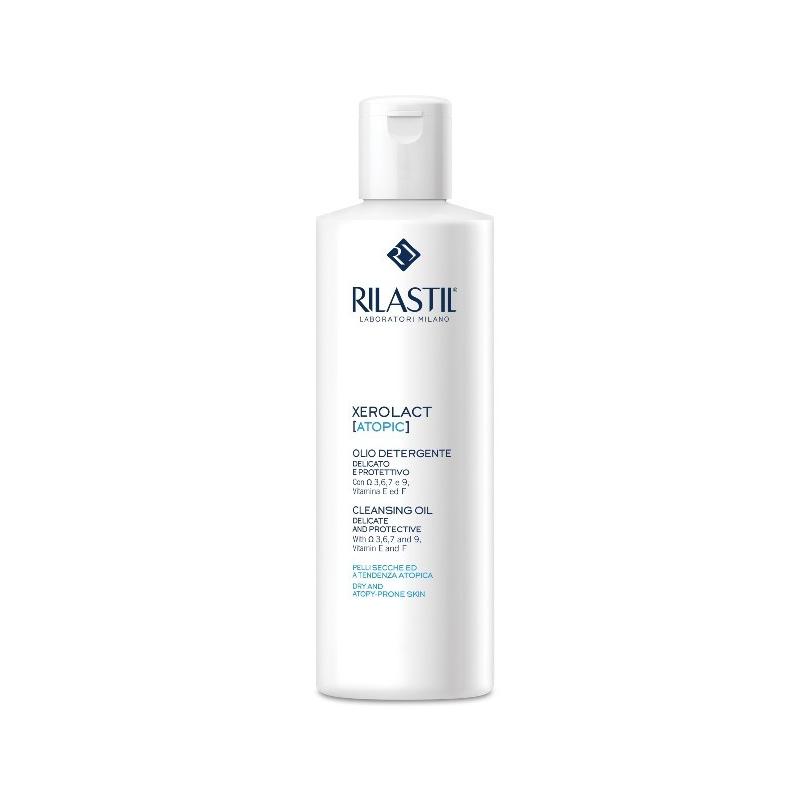 Rilastil Atopic Xerolact 250 ml Olio Detergente Delicato e Protettivo