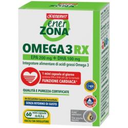Enerzona Omega 3 RX 60 Minicapsule Integratore per il Cuore