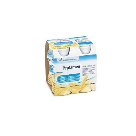 Nestlè Peptamen Gusto Vaniglia 4 Bottiglie x 200 ml Alimento per Nutrizione Orale