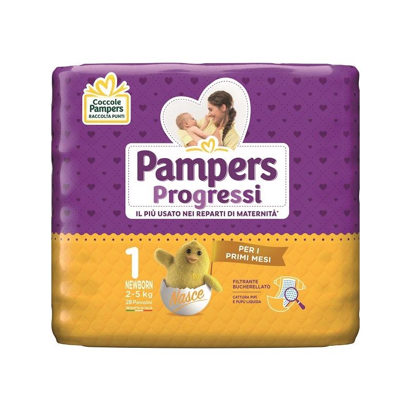 Pampers Progressi Sensitive Newborn 28 Pezzi