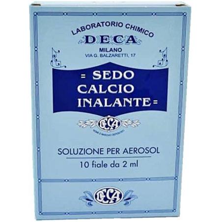 Deca Laboratorio Chimico Sedo Calcio Inalante 10 Fiale 2 Ml Per Aerosol E Doccia Nasale