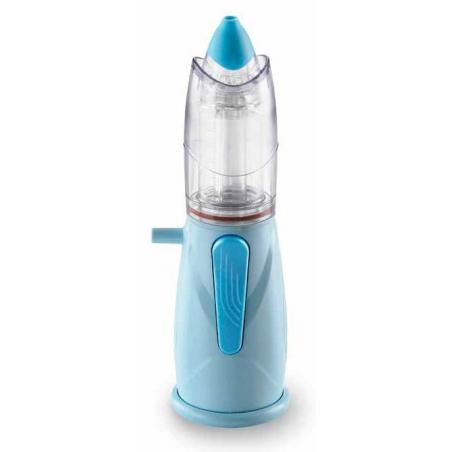 Air Liquide Medical Syst. Aerosol Per Alte Vie Respiratoria Rinowash Azzurro 471221 Con Campana Universale