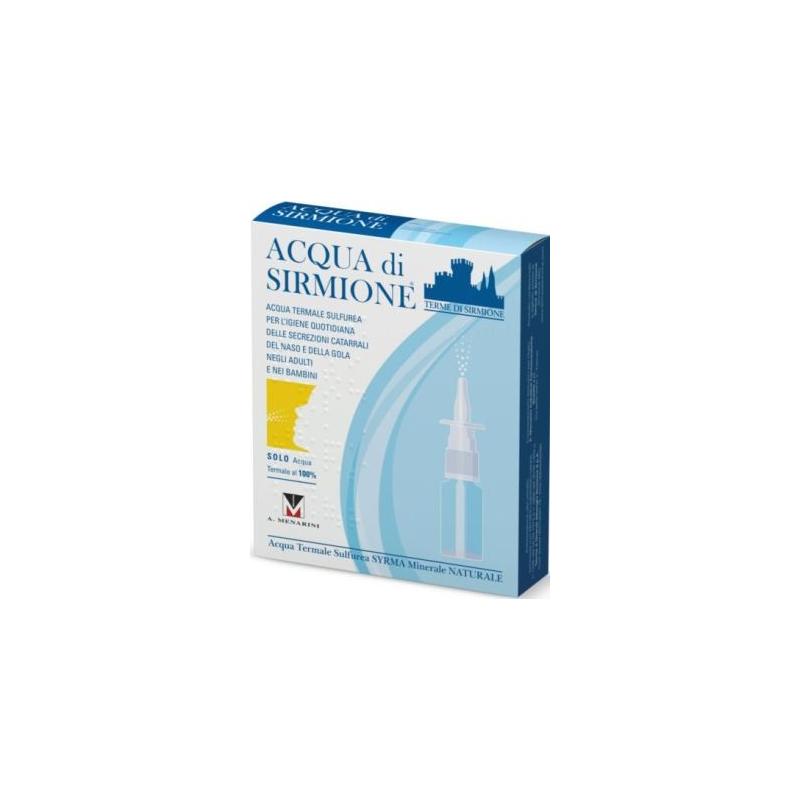 Terme Di Sirmione Acqua di Sirmione Minerale Naturale 6 Fiale 15 Ml