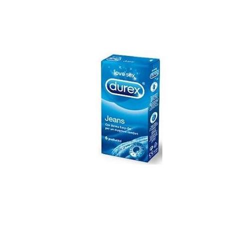 Durex Jeans Easyon Preservativi 6 Pezzi