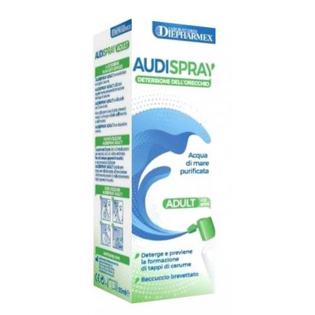 Diepharmex Sa Audispray Adult Soluzione Di Acqua Di Mare Ipertonica Spray Senza Gas Igiene Orecchio 50ml