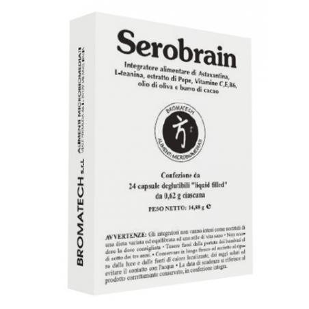 Serobrain Bromatech integratore per il benessere mentale 24 capsule