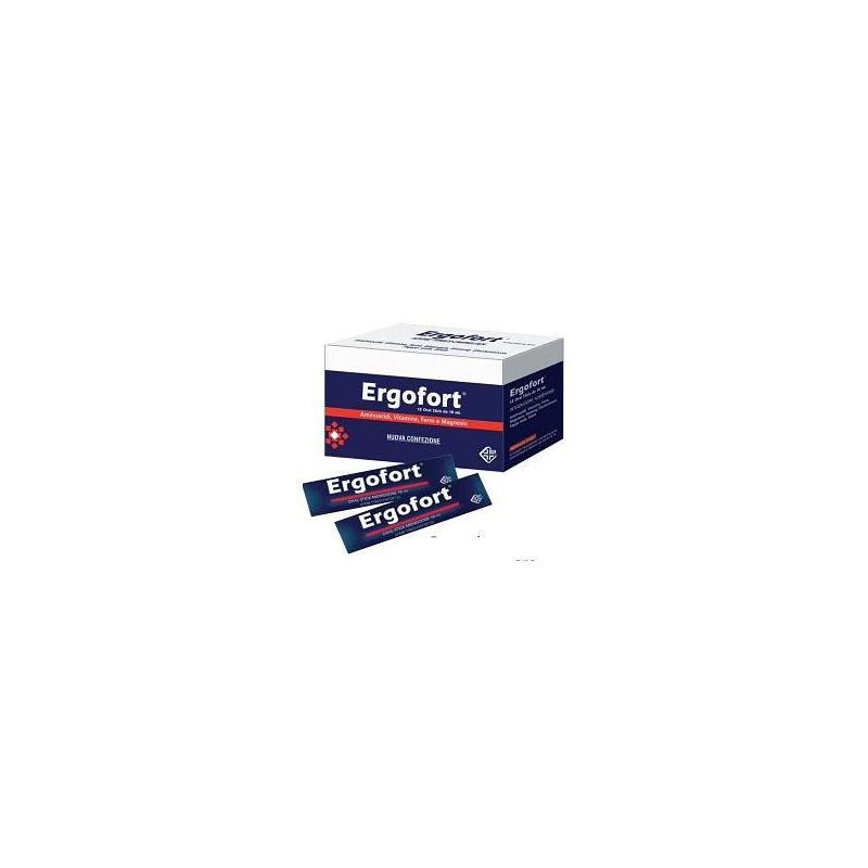 Ddfarma Ergofort 12 Bustine Stick Pack 10 Ml