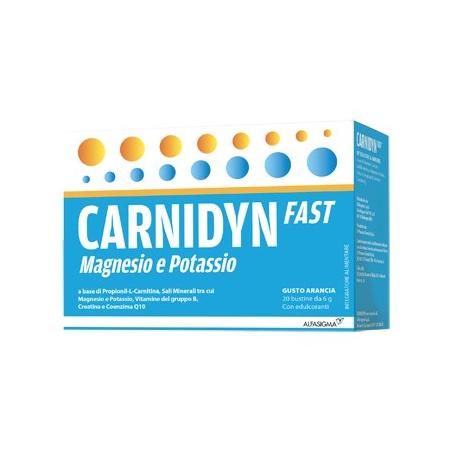 Alfasigma Carnidyn Fast Magnesio e Potassio 20 Bustine 6 G