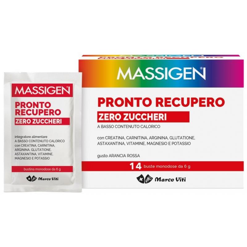 Marco Viti Farmaceutici Massigen Pronto Recupero Zero Zuccheri 14 Bustine X 6 G Marco Viti Farmaceutici Massigen Pronto Recupero Zero Zuccheri 14 Bustine X 6 G
