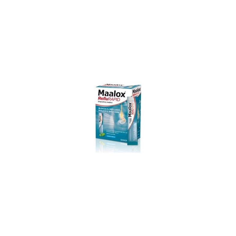 Sanofi Sospensione Orale Maalox Reflurapid 20 Bustine Monodose Da 10 Ml