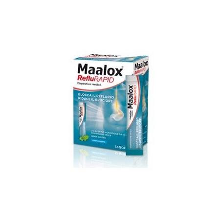 Sanofi Sospensione Orale Maalox Reflurapid 20 Bustine Monodose Da 10 Ml