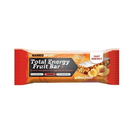 Named Total Energy Fruit Bar Yellow Barretta Energetica 35 G