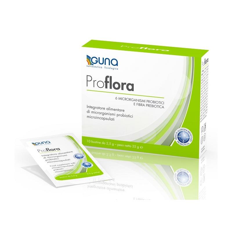 Guna Pro Flora 10 Bustine Integratore Benessere Intestinale