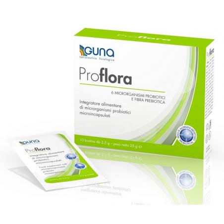Guna Pro Flora 10 Bustine Integratore Benessere Intestinale