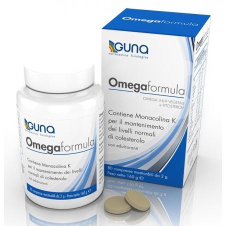 Guna Omega Formula 80 Compresse Integratore Alimentare Apparato Cardiocircolatorio