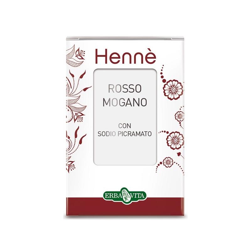 Erba Vita Italia Henne Colorante Capelli Rosso Mogano 100 G