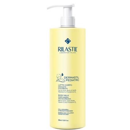 Rilastil Dermastil Pediatric Emulsione per la cura della pelle di neonati e bambini, 400 ml