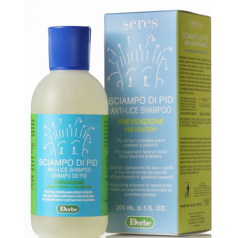 Derbe Seres Shampoo Di Pidocchi repellente contro i pidocchi 200 Ml