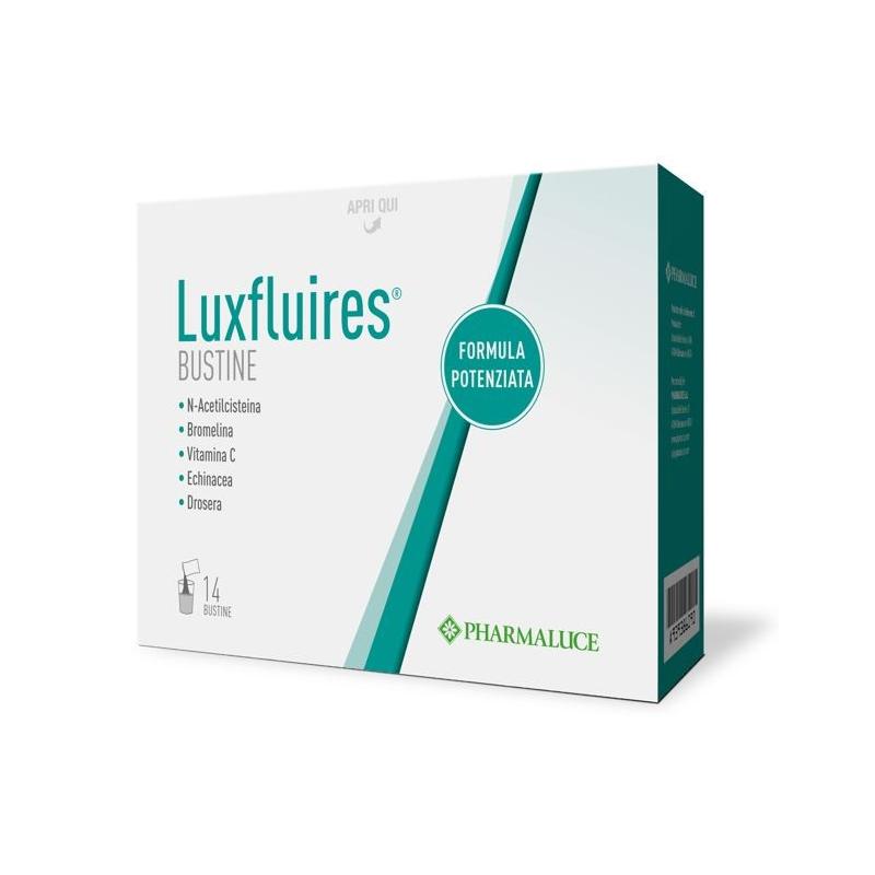 Pharmaluce Luxfluires Integratore per Favorire le Difese Organiche 14 Bustine